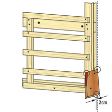 Verlegung Wand Schritt 1